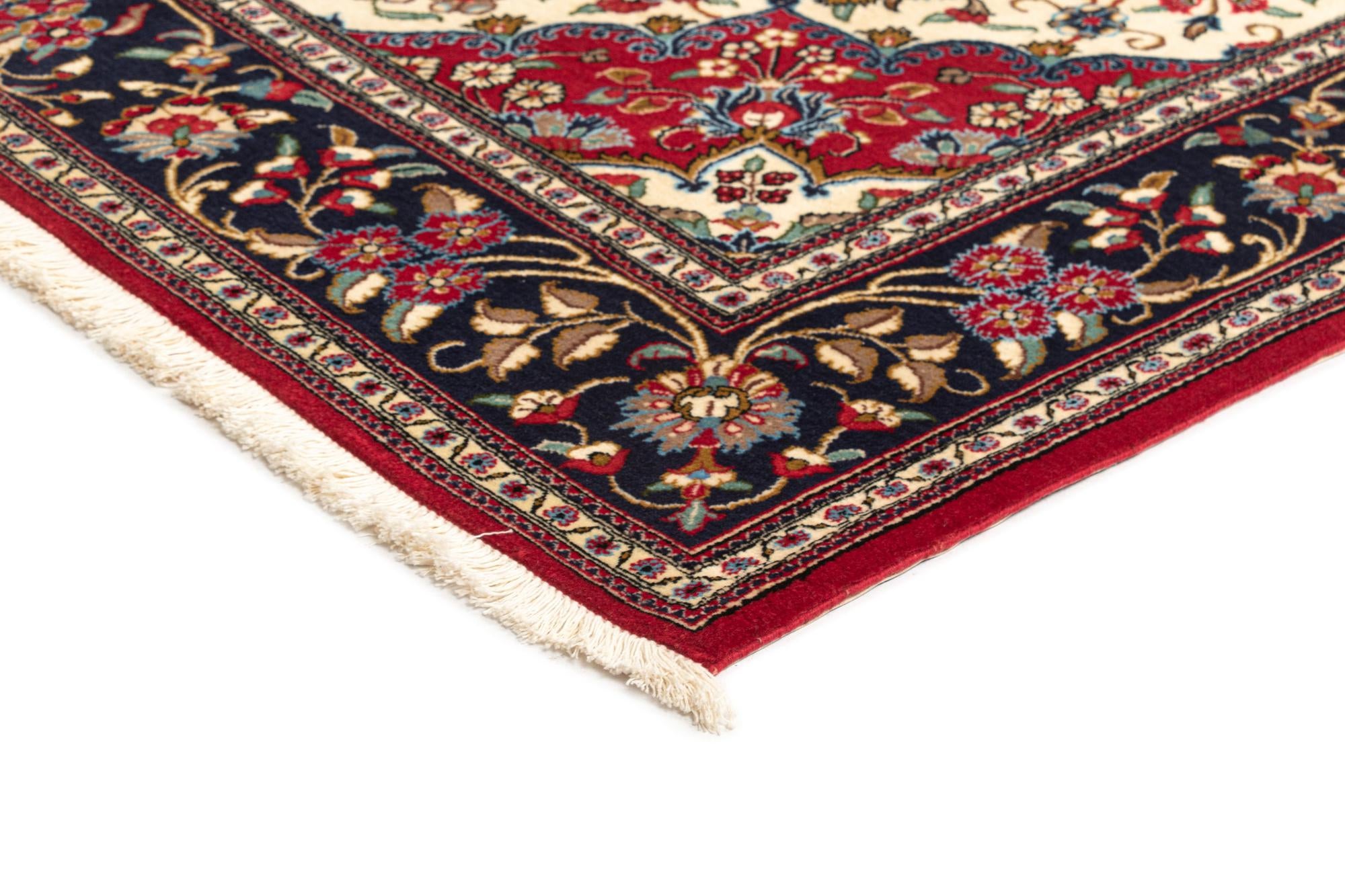 5' x 8' 6 Hand Knotted Qom Persian Rug
