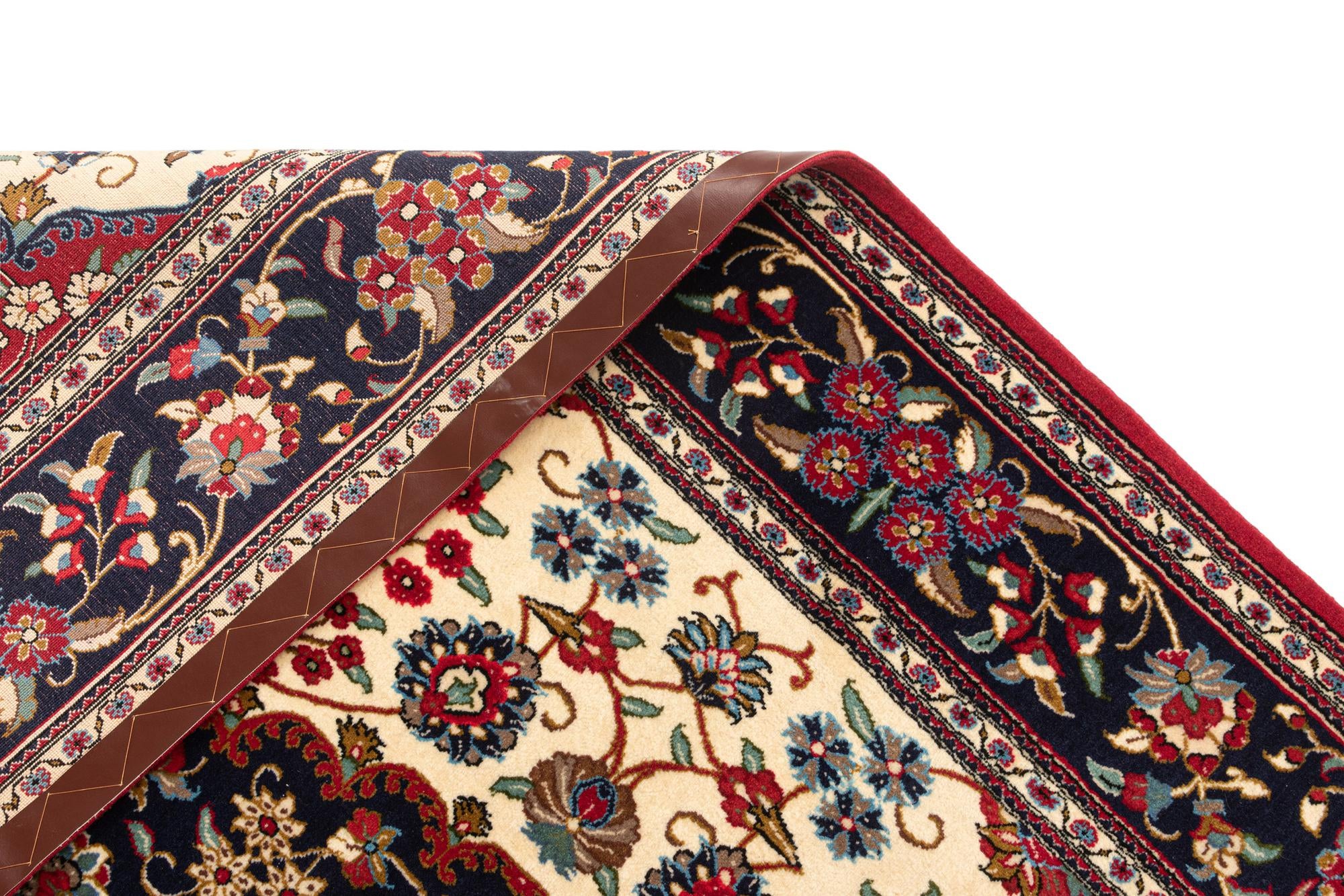 5' x 8' 6 Hand Knotted Qom Persian Rug