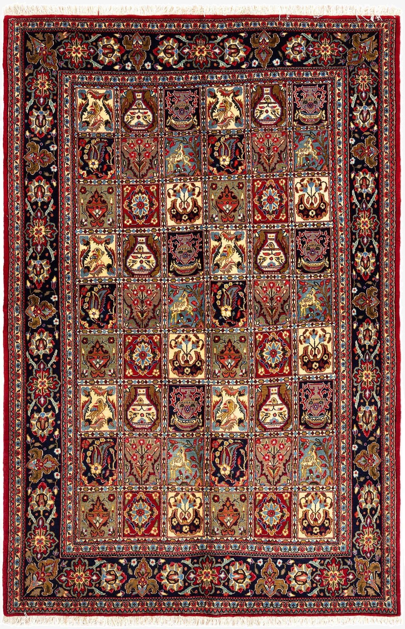 4' 8 x 6' 11 Qom Rug