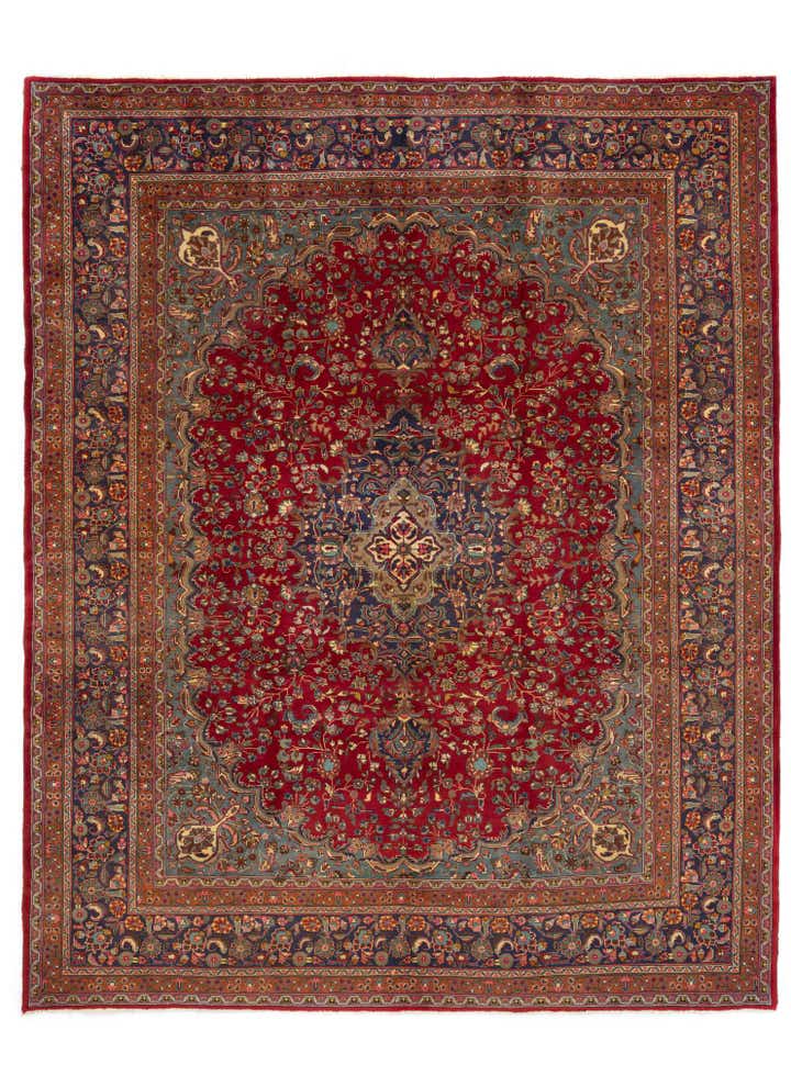 295cm x 390cm Handgeknüpft Sabzevar Persisch Wolle Teppich