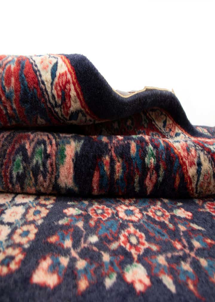 3' 5 x 5' Hand Knotted Sarough Persian Wool Rug