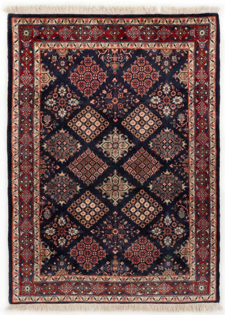 3' 5 x 5' Hand Knotted Sarough Persian Wool Rug