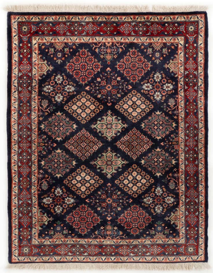 Detail image of 3' 5 x 5' Hand Knotted Sarough Persian Wool Rug