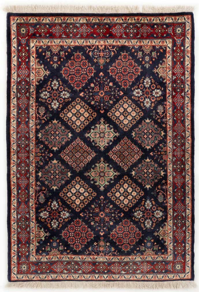 3' 5 x 5' Hand Knotted Sarough Persian Wool Rug