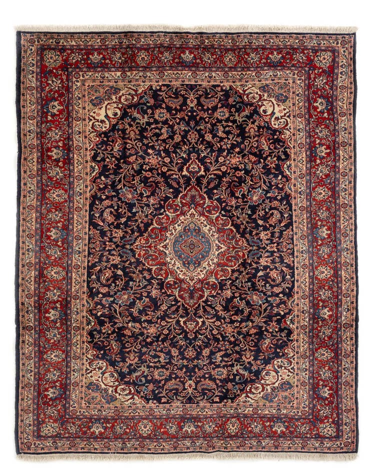 Detail image of 7' 1 x 9' 11 Hand Knotted Sarough Persian Wool Rug