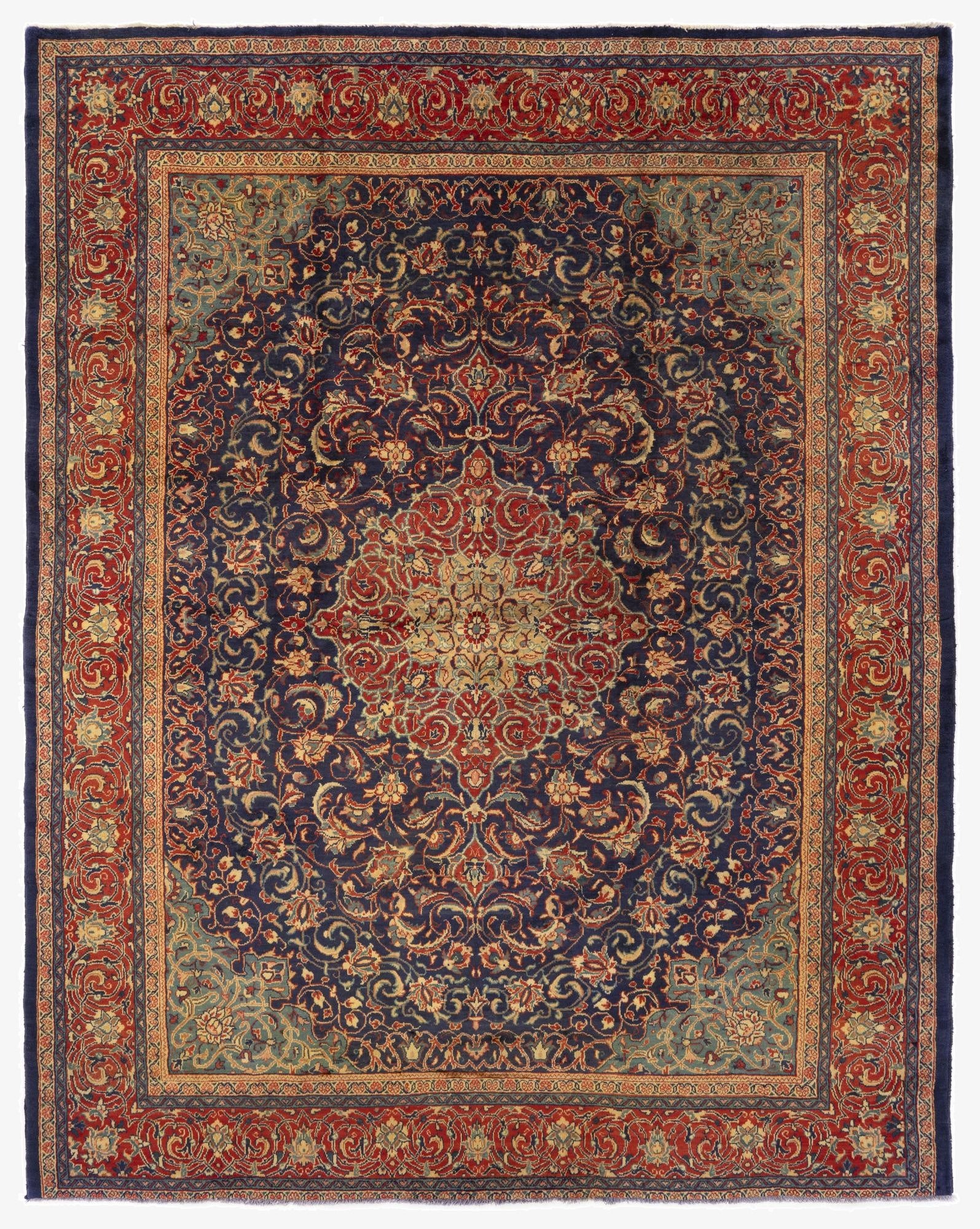 305cm x 390cm  Hand Knotted Sarough Persian Wool Rug