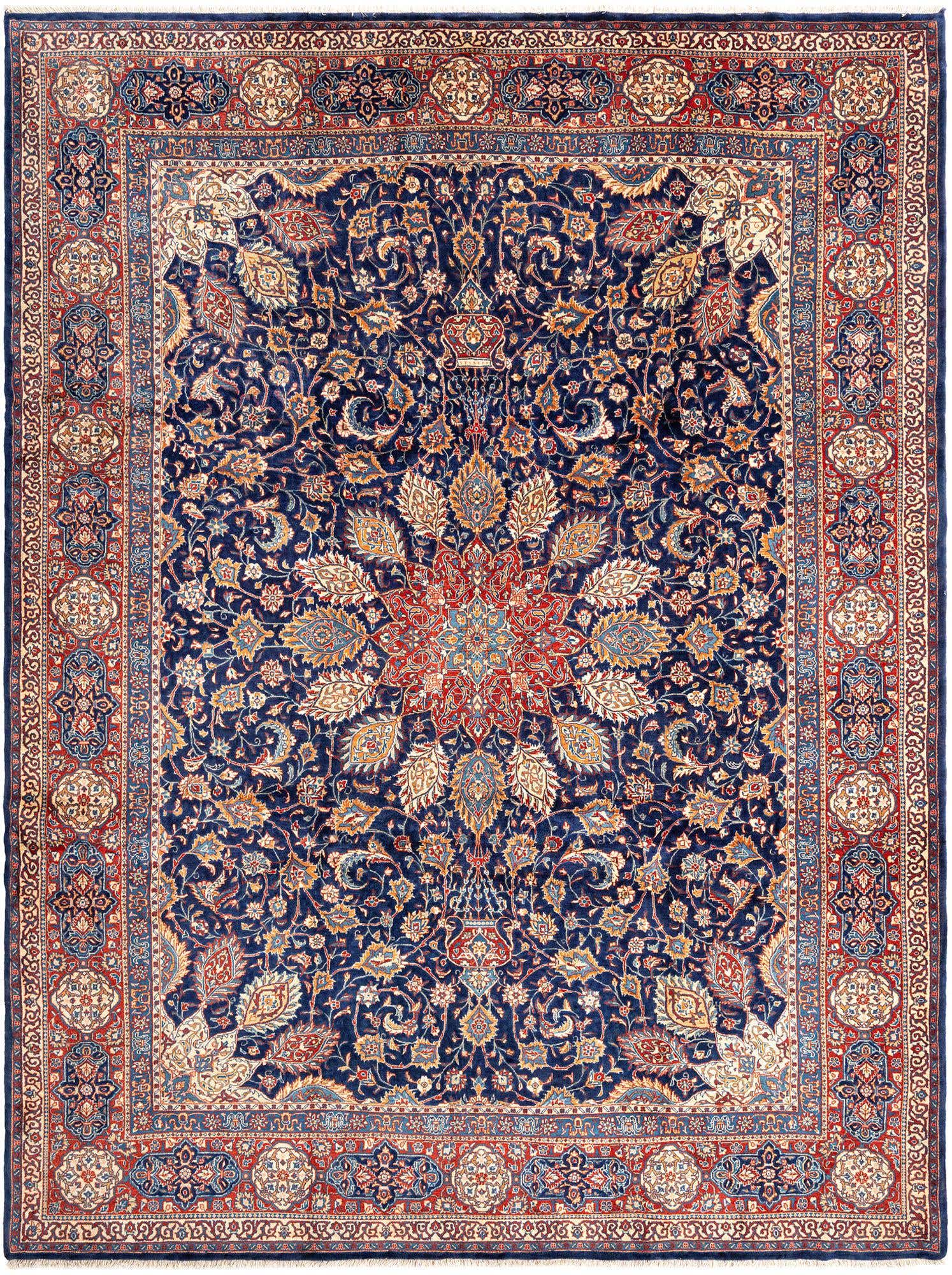 8' 11 x 11' 11 Sarouk Wool Rug