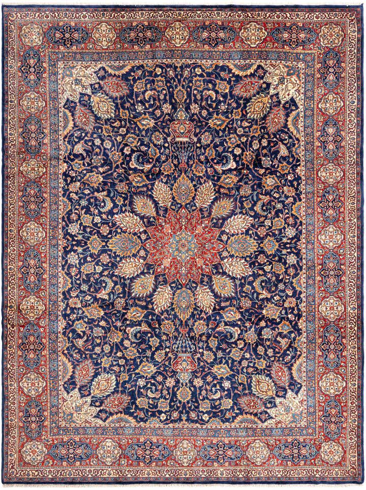 8' 11 x 11' 11 Sarouk Wool Rug