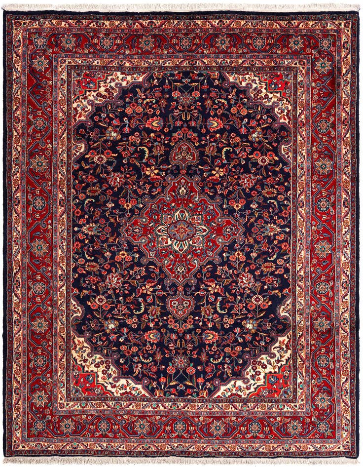 Detail image of 7' 2 x 10' 2 Sarouk Wool Rug