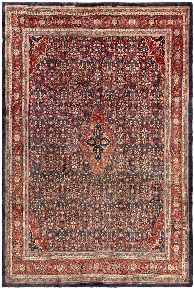 Detail image of 7' 1 x 10' 7 Sarouk Wool Rug