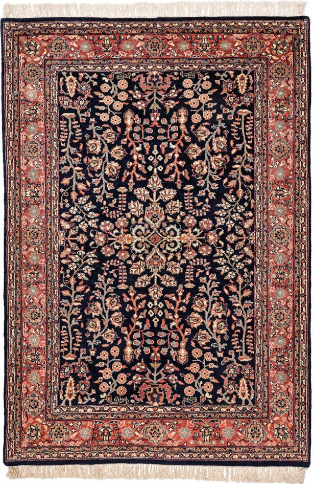 Detail image of 4' 8 x 6' 10 Sarouk Rug