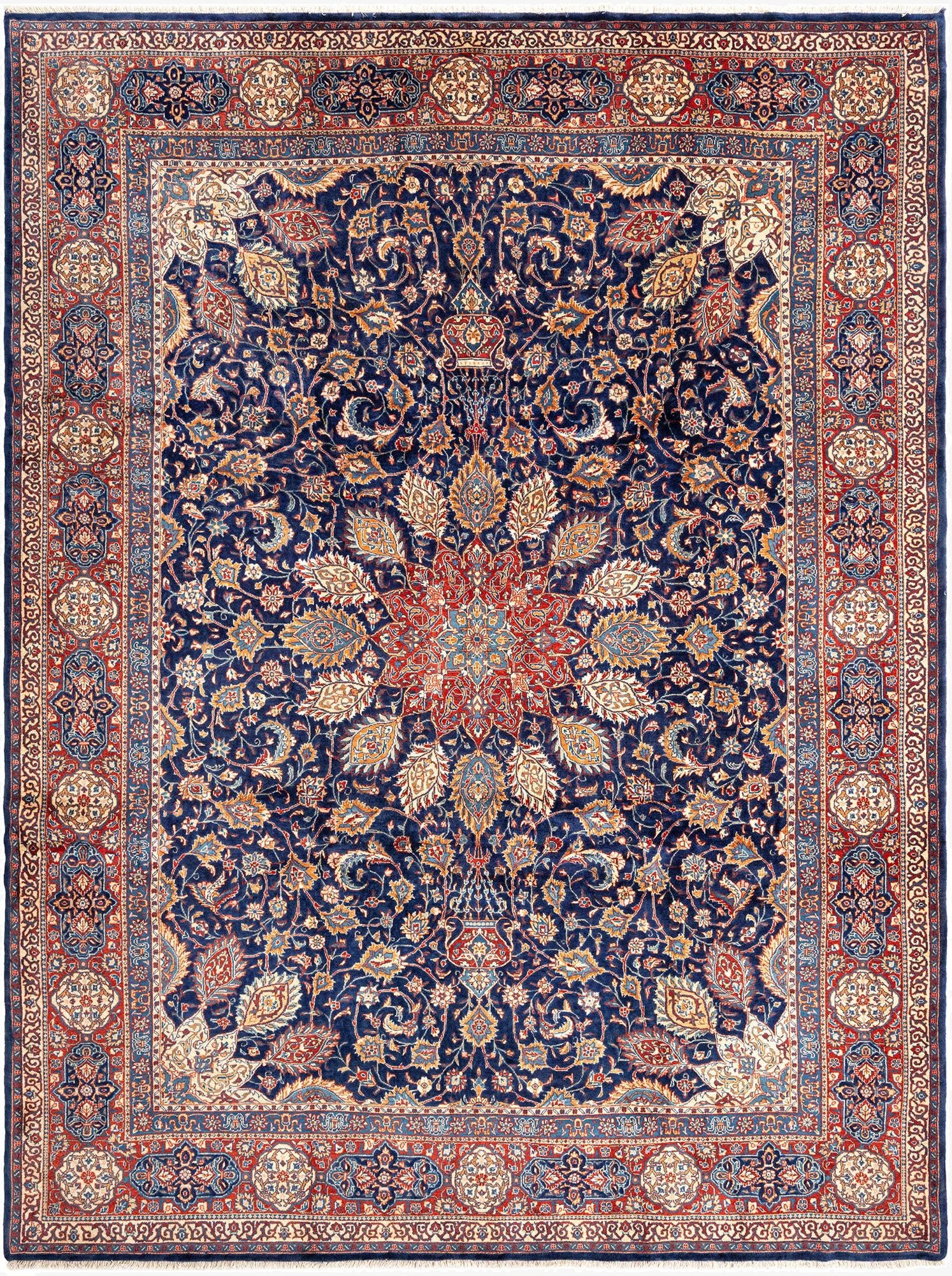 8' 11 x 11' 11 Sarouk Wool Rug