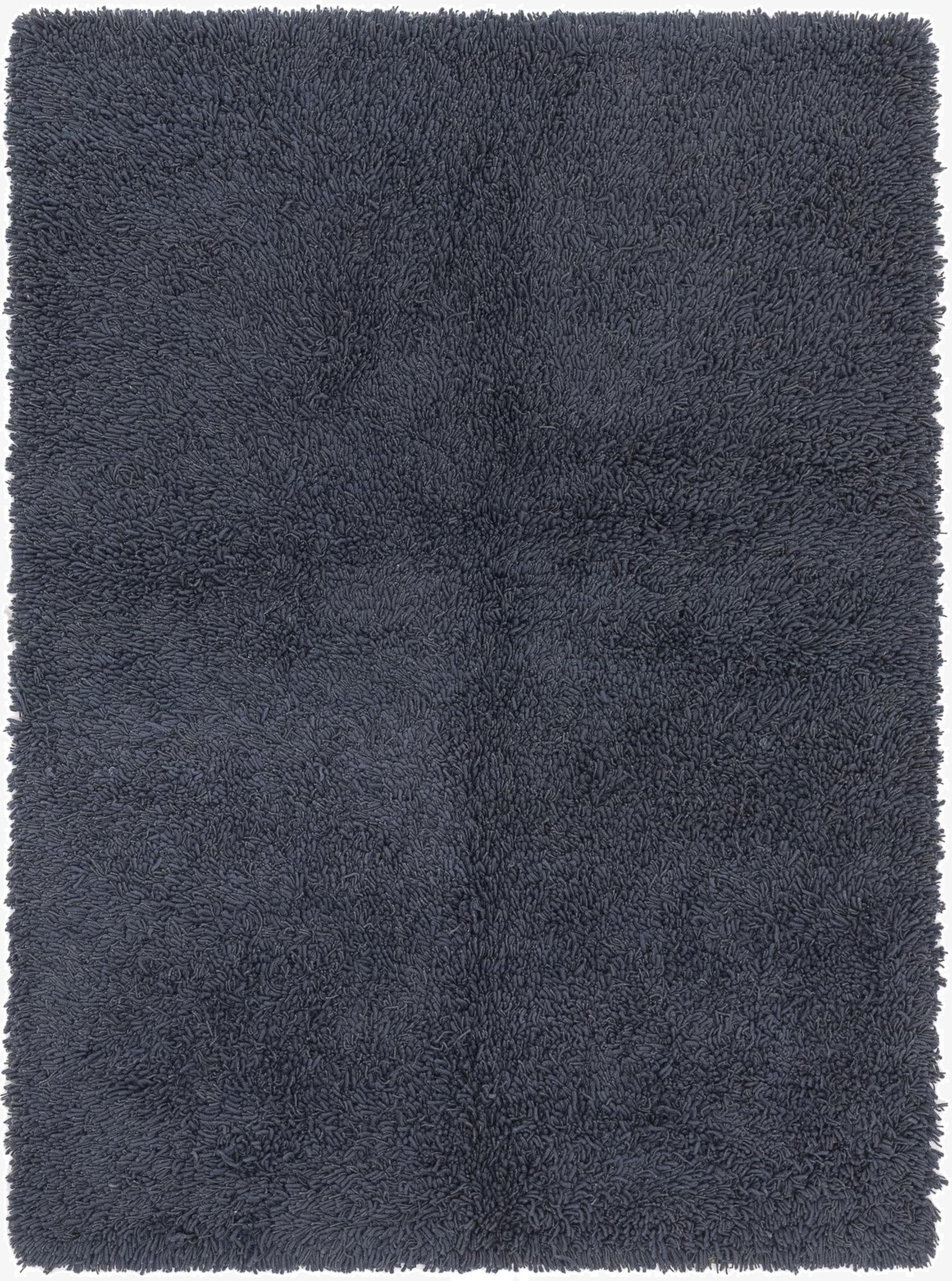 5' 6 x 7' 6 Solid Shag Rug