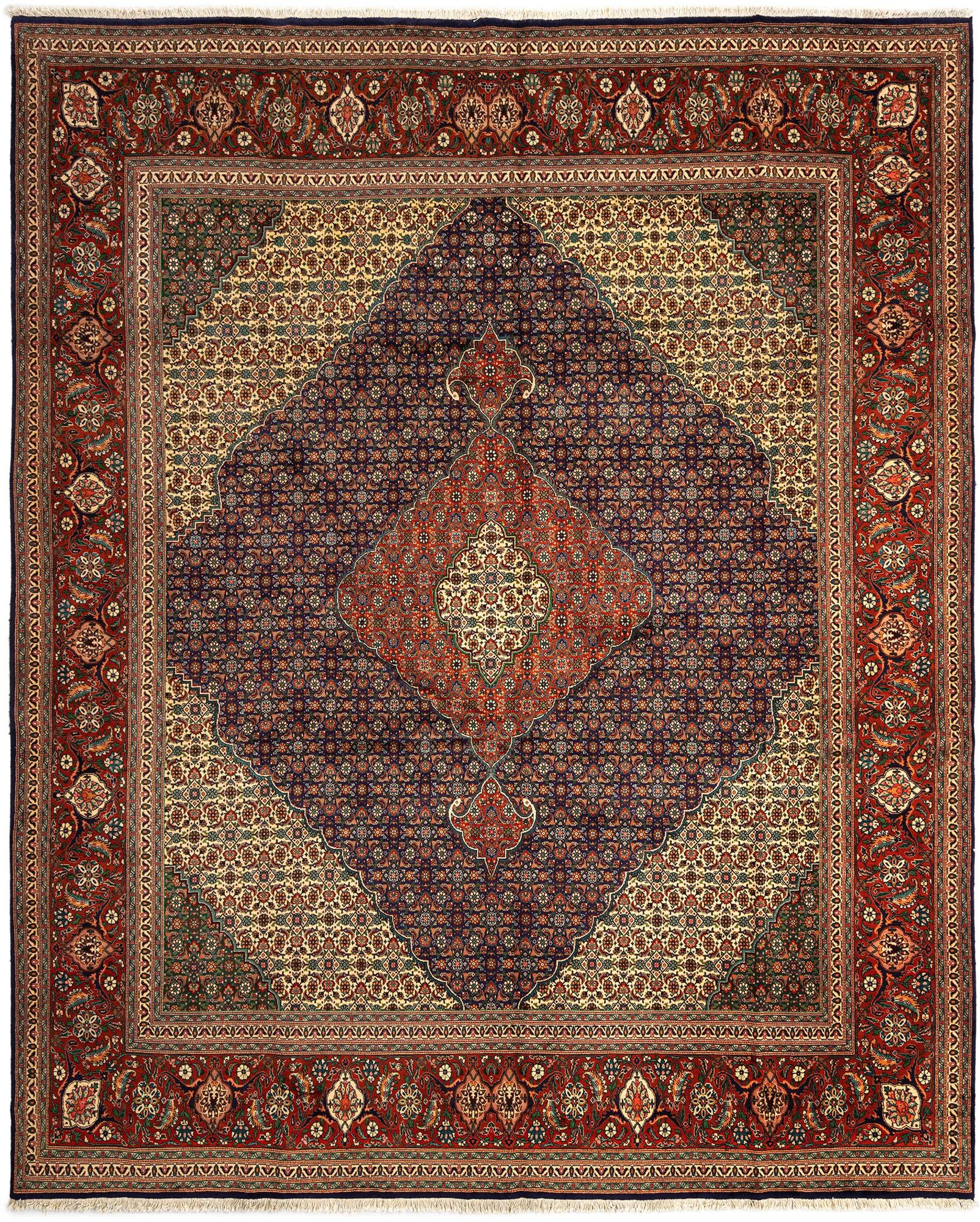 9' 11 x 12' 6 Tabriz Mahi Rug