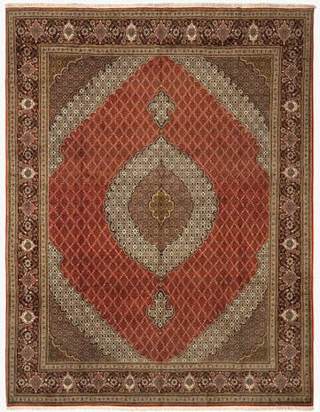9' 11 x 13' Tabriz Mahi Rug