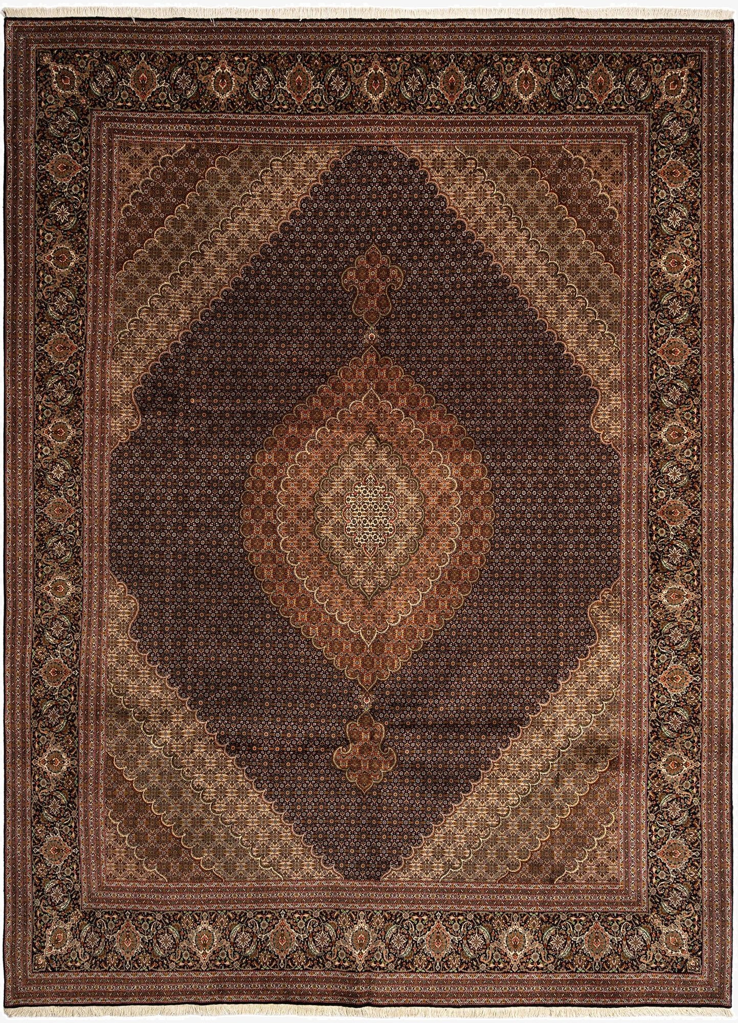 9' 9 x 13' 3 Tabriz Mahi Wool Rug
