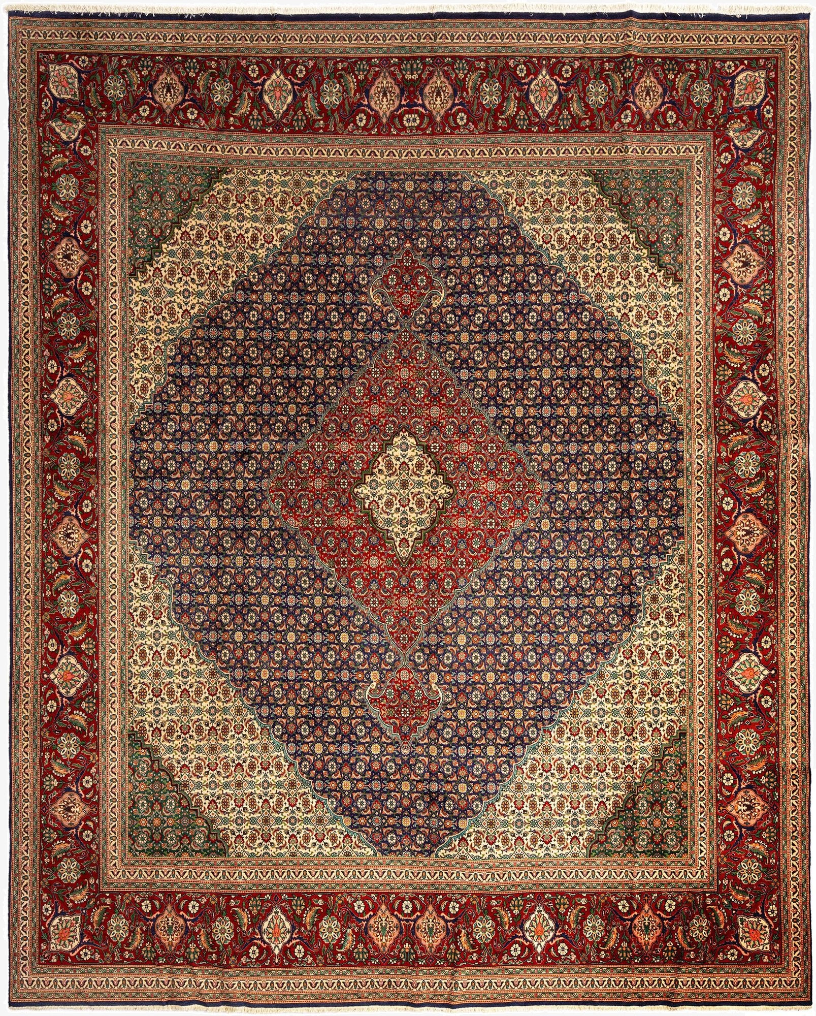 9' 11 x 12' 4 Tabriz Mahi Rug