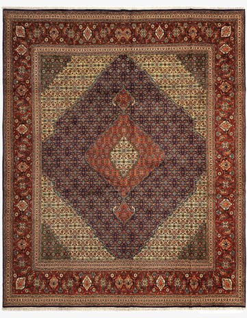 9' 11 x 12' 6 Tabriz Mahi Rug