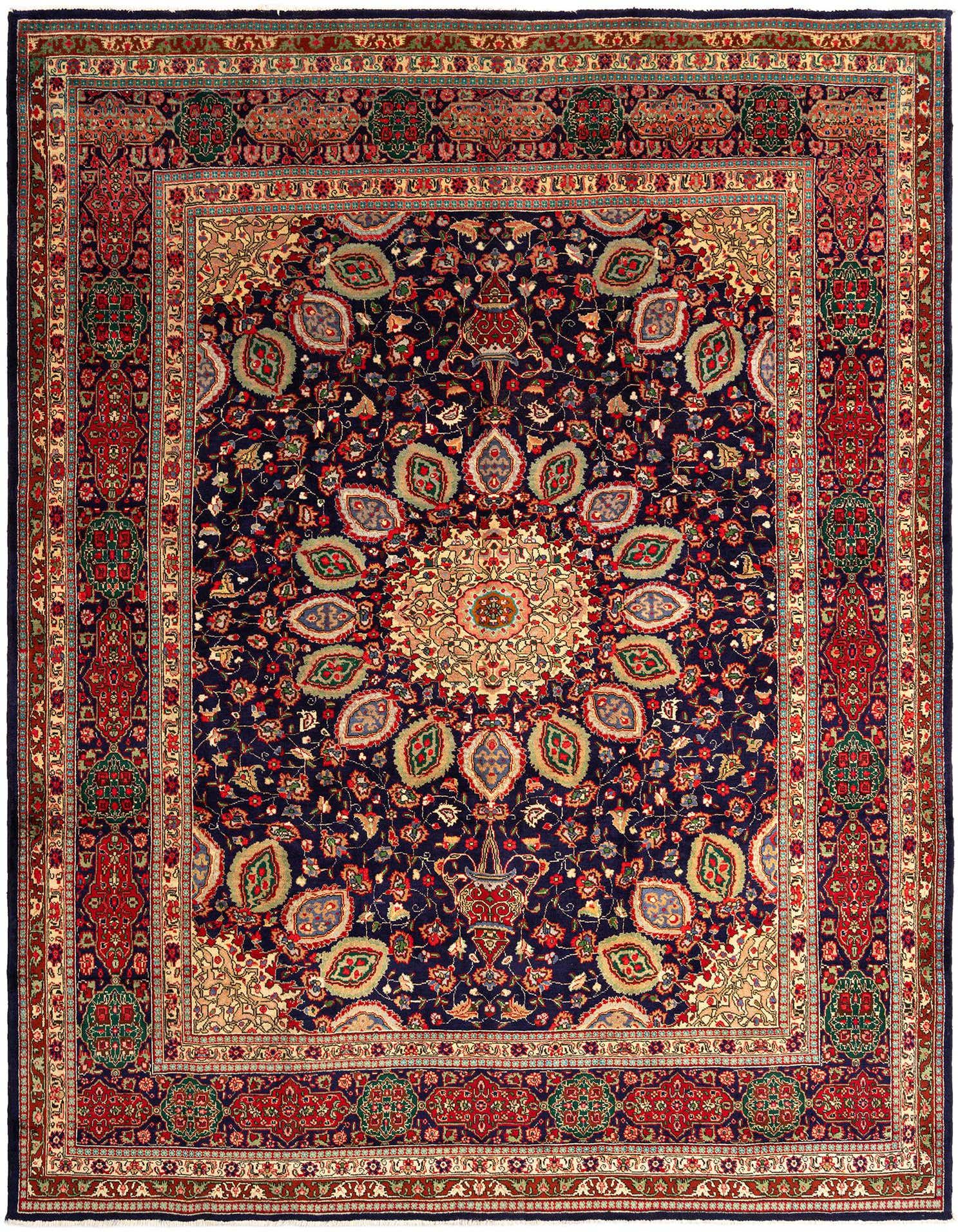 9' 9 x 12' 9 Tabriz Wool Rug