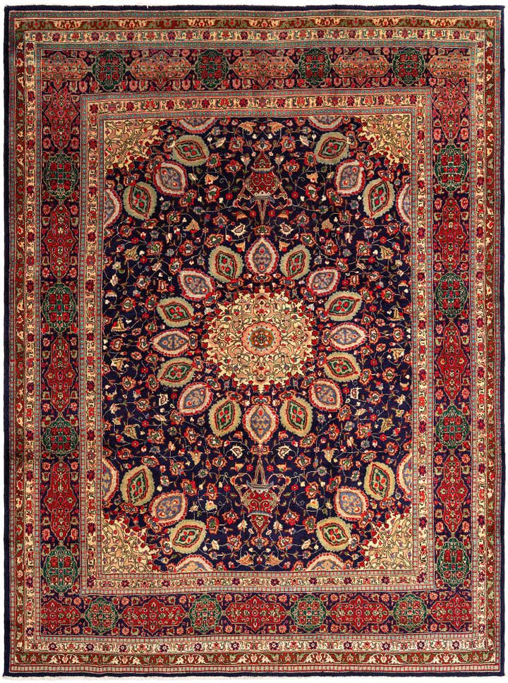 9' 9 x 12' 9 Tabriz Wool Rug