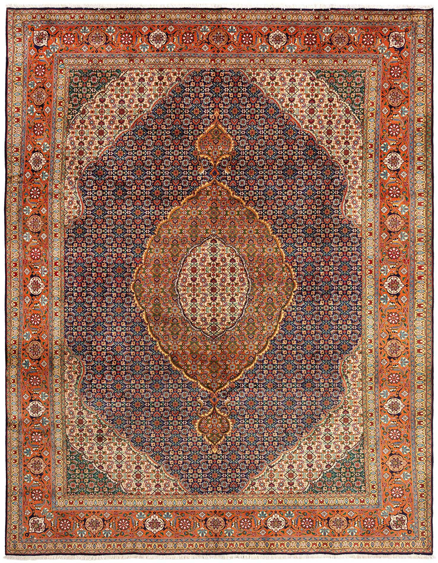 10' x 13' 7 Tabriz Wool Rug