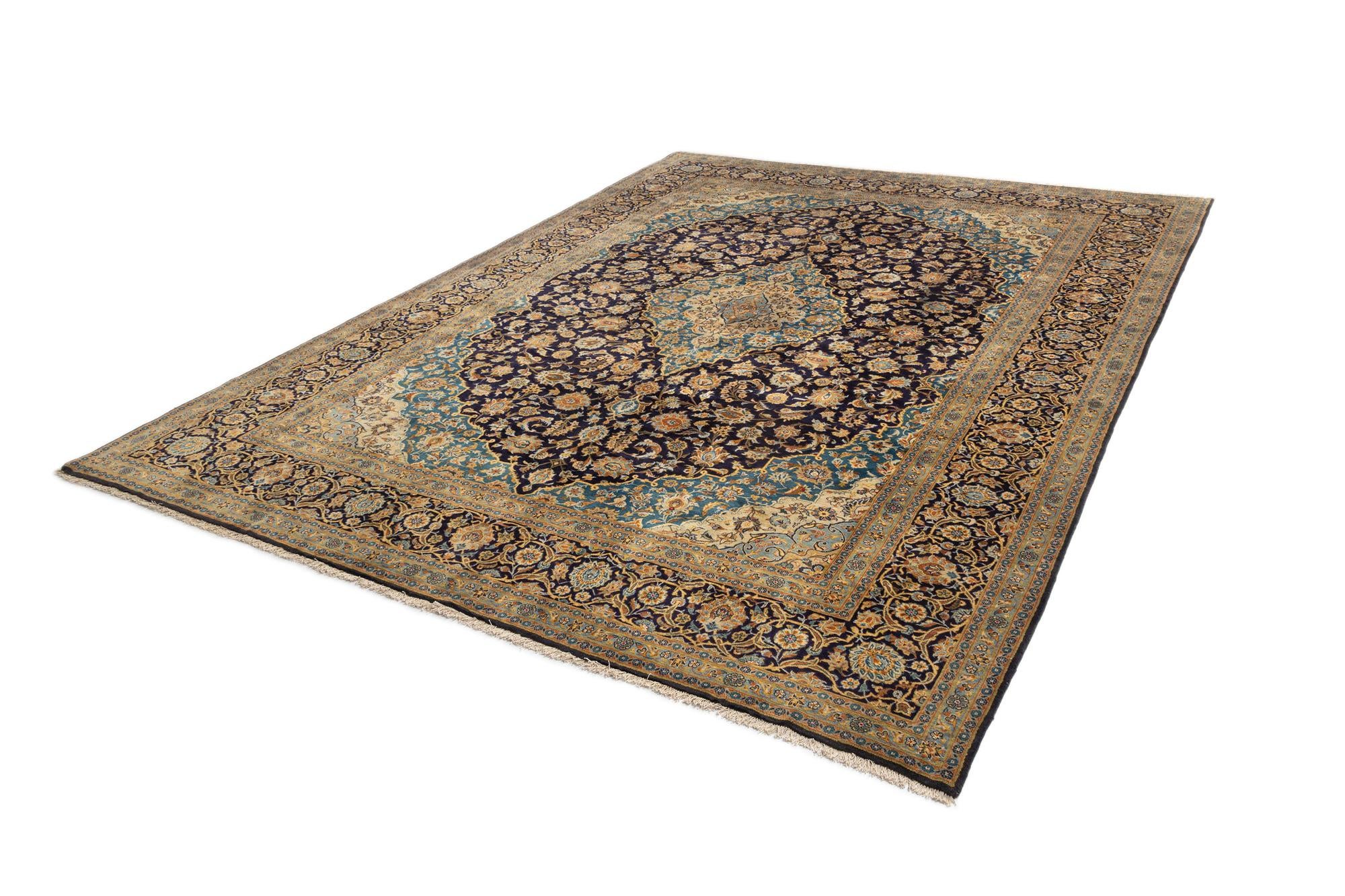 9' 11 x 13' Tabriz Wool Rug