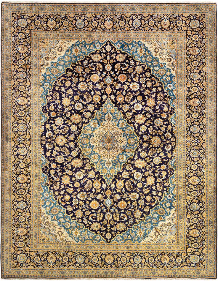 Detail image of 9' 11 x 13' Tabriz Wool Rug