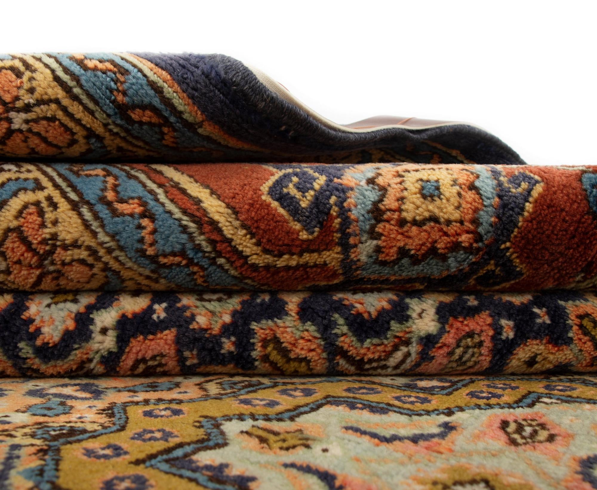 6' 9 x 9' 1 Hand Knotted Tabriz Persian Wool Rug
