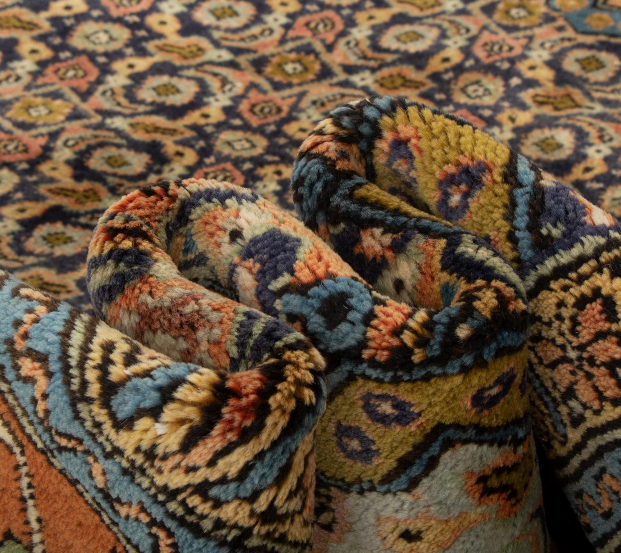 6' 9 x 9' 1 Hand Knotted Tabriz Persian Wool Rug