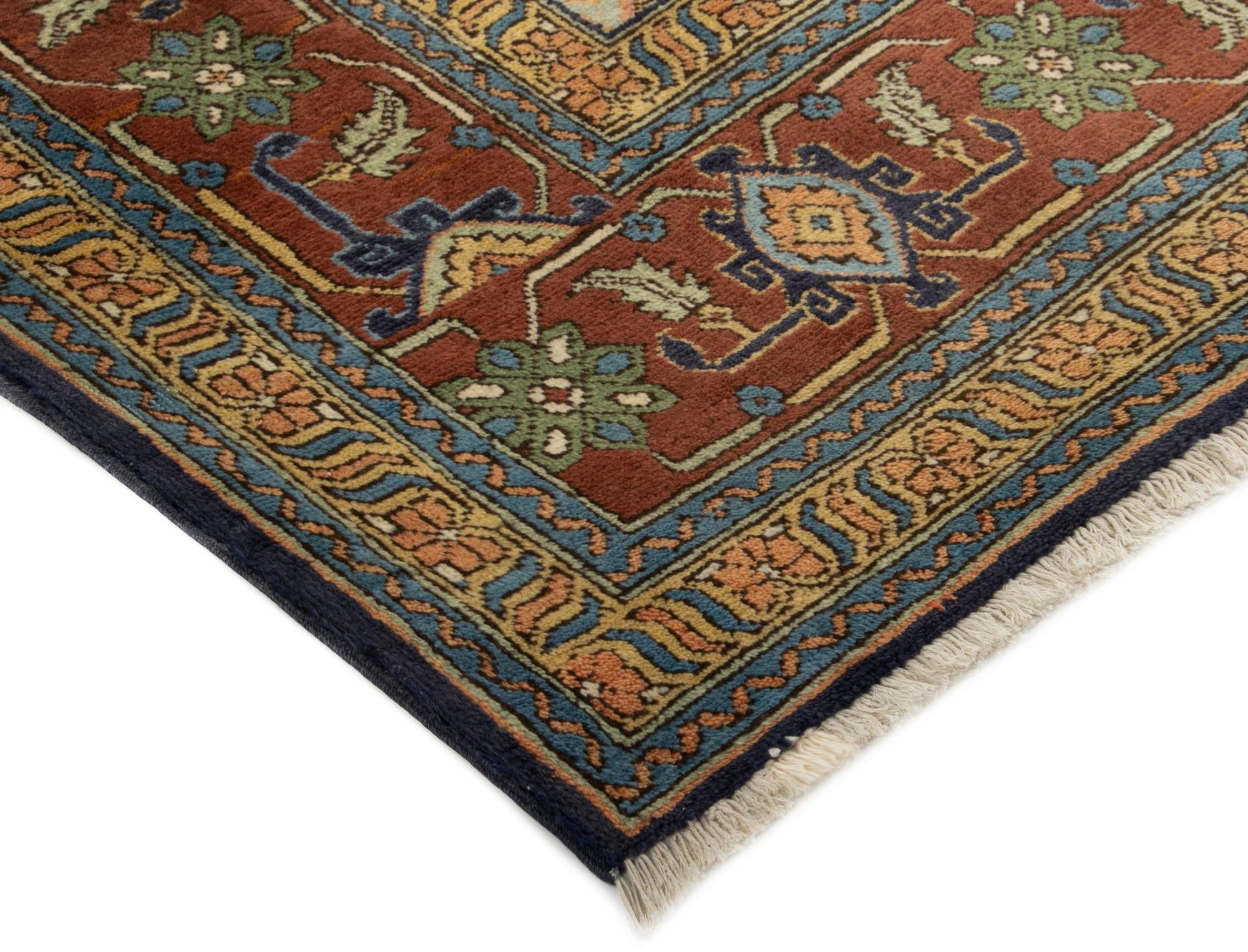 6' 9 x 9' 1 Hand Knotted Tabriz Persian Wool Rug