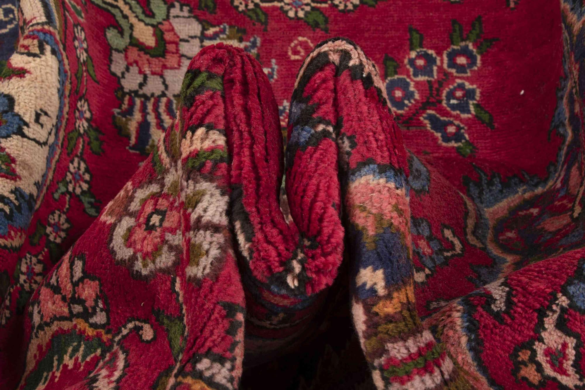 9' 5 x 13' 8 Hand Knotted Tabriz Persian Wool Rug