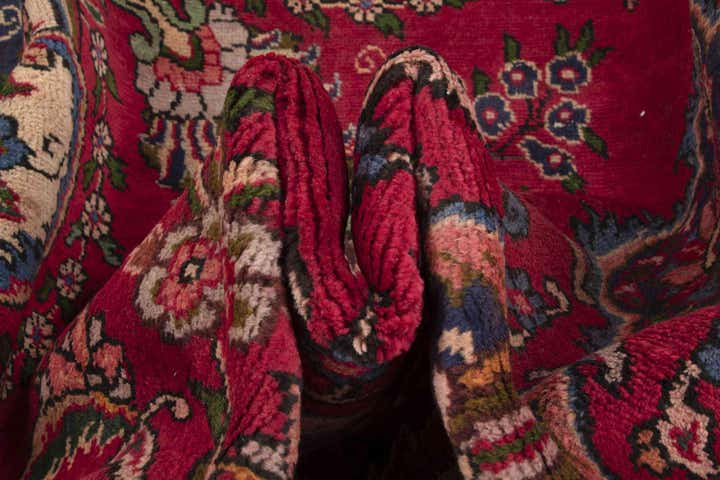 9' 5 x 13' 8 Hand Knotted Tabriz Persian Wool Rug