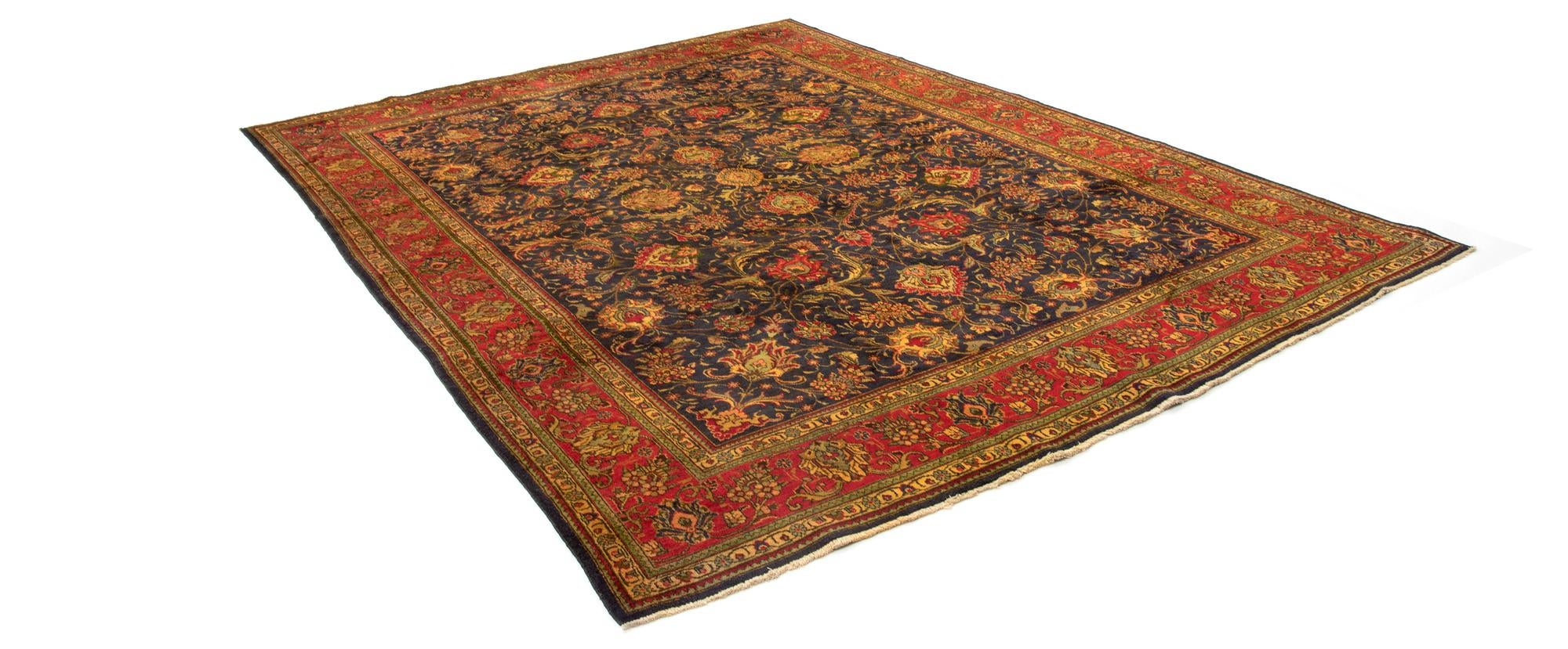 9' 6 x 12' 9 Hand Knotted Tabriz Persian Wool Rug
