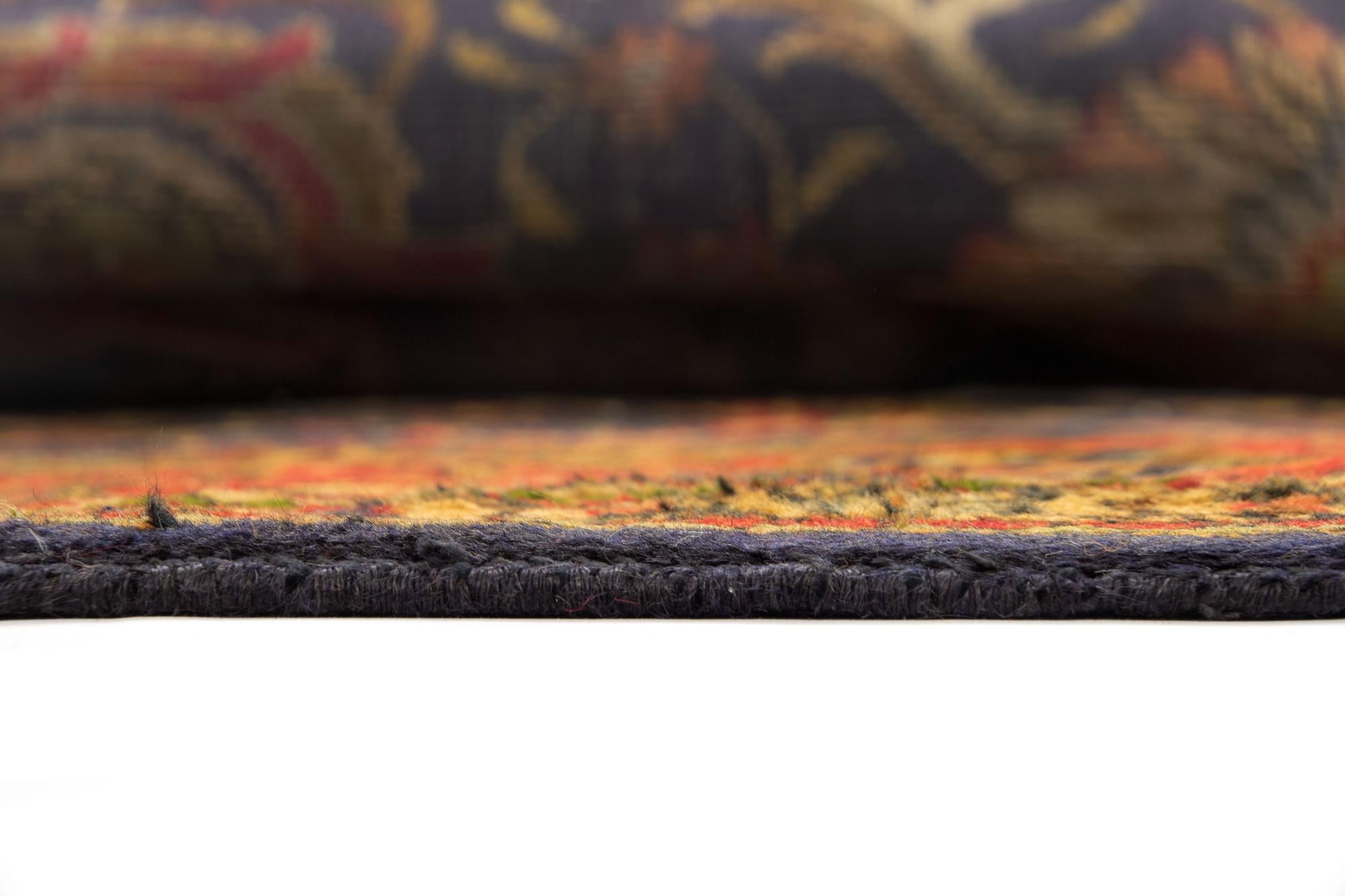 9' 6 x 12' 9 Hand Knotted Tabriz Persian Wool Rug