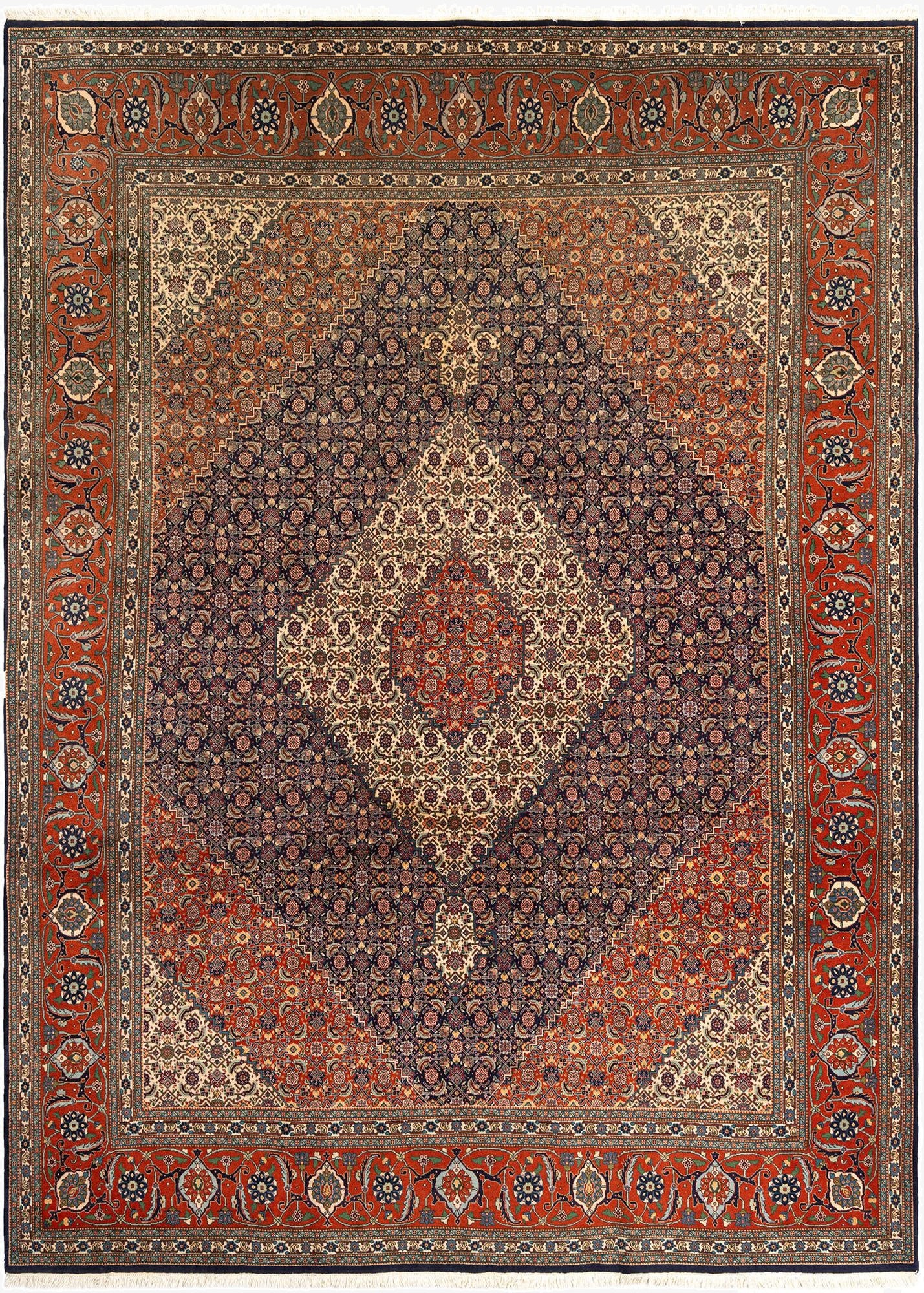 8' 5 x 11' 5 Tabriz Wool Rug