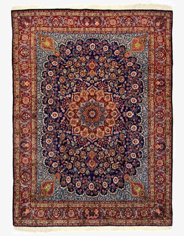 9' 7 x 13' Hand Knotted Tabriz Persian Wool Rug