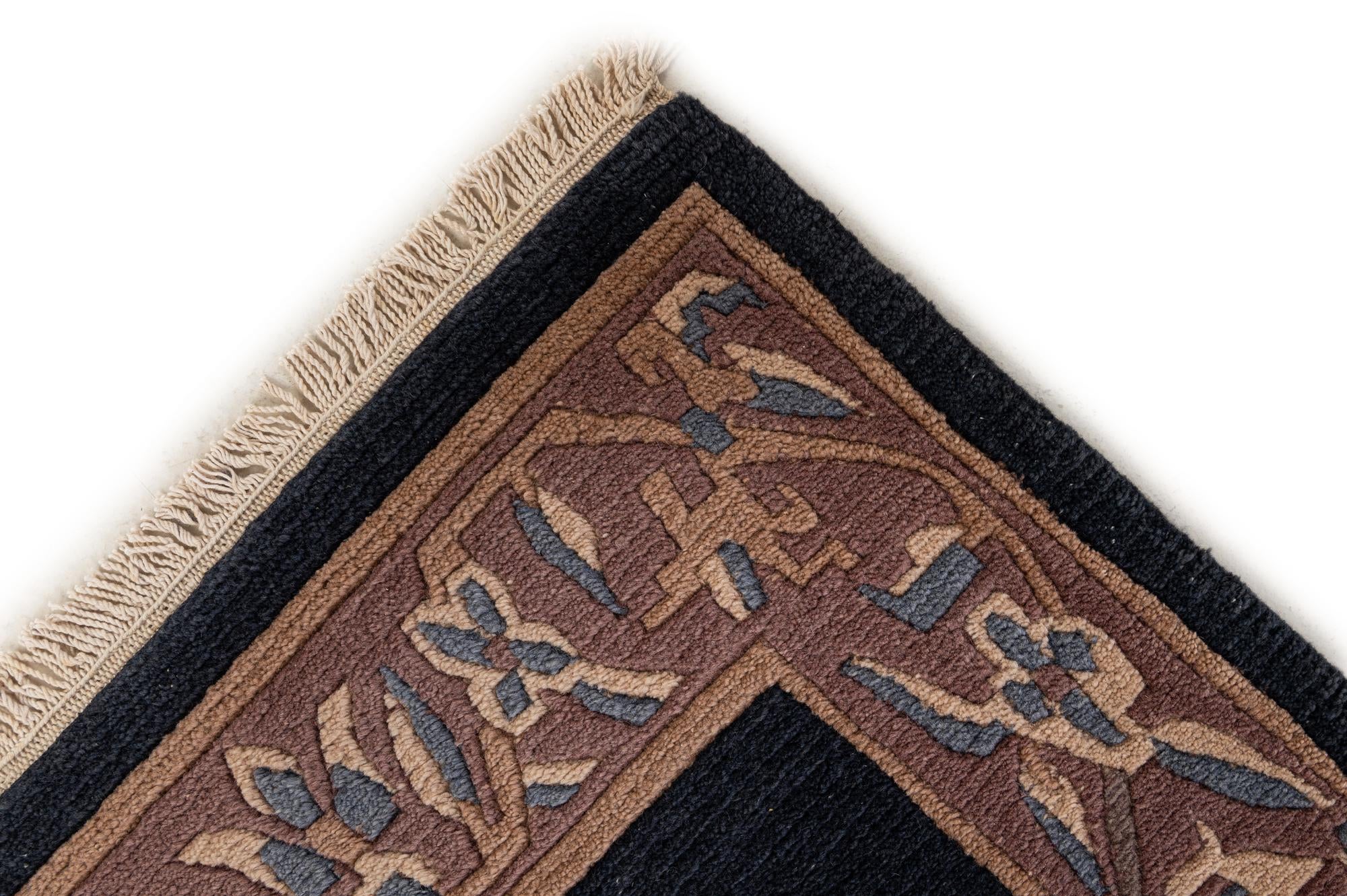 2' 6 x 4' 10 Hand Knotted Tibet Wool Rug