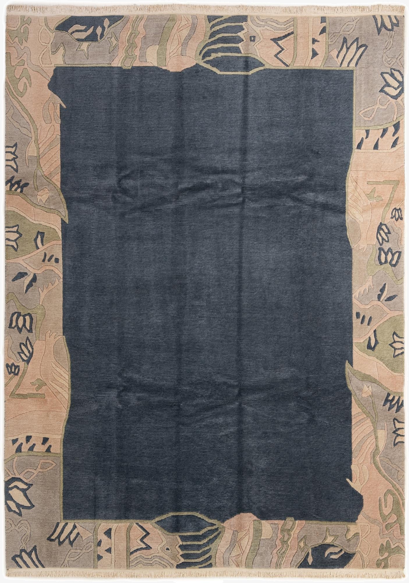 8' 4 x 11' 3  Hand Knotted Tibet Wool Rug