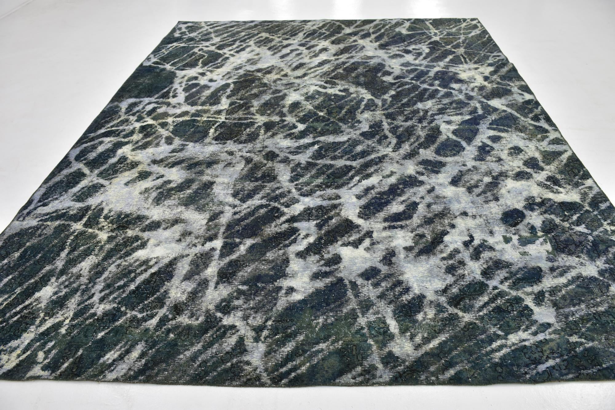 8' 9 x 11' 4 Hand Knotted Ultra Vintage Persian Wool Rug