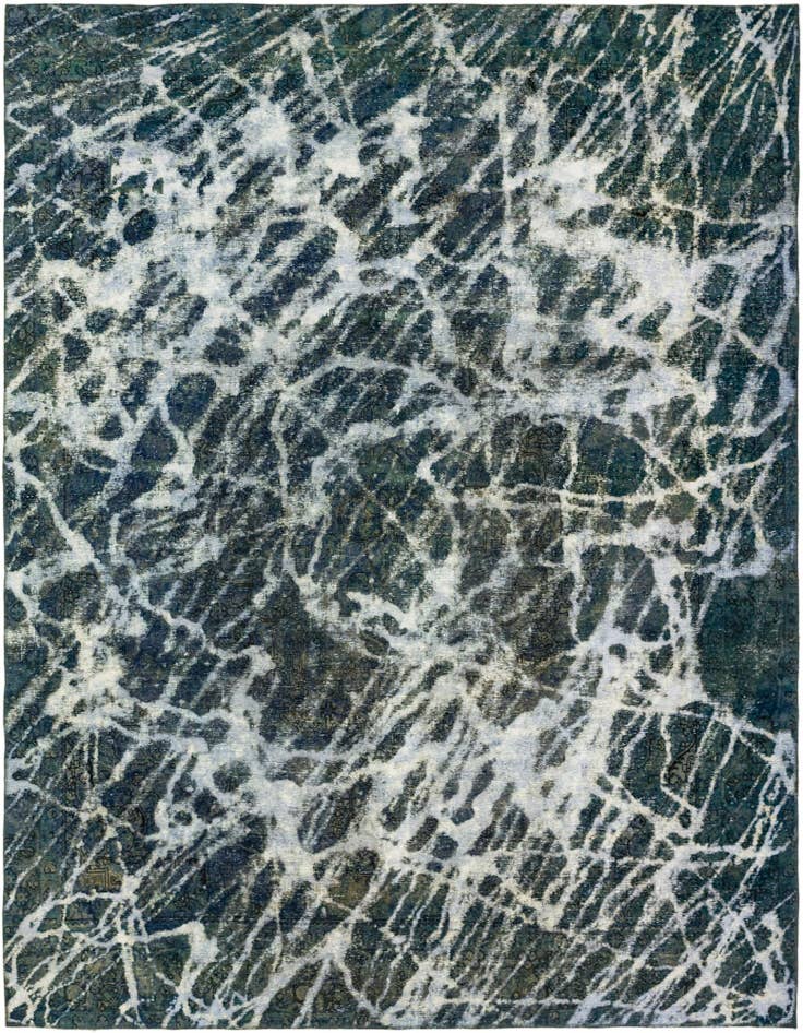 Detail image of 8' 9 x 11' 4 Hand Knotted Ultra Vintage Persian Wool Rug