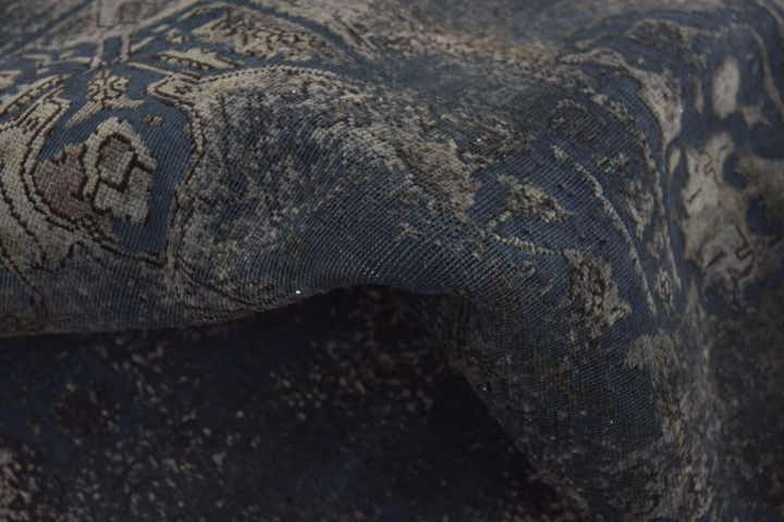 8' x 11' 3 Hand Knotted Ultra Vintage Persian Wool Rug
