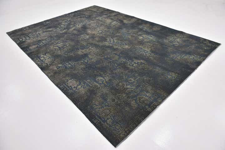 8' x 11' 3 Hand Knotted Ultra Vintage Persian Wool Rug