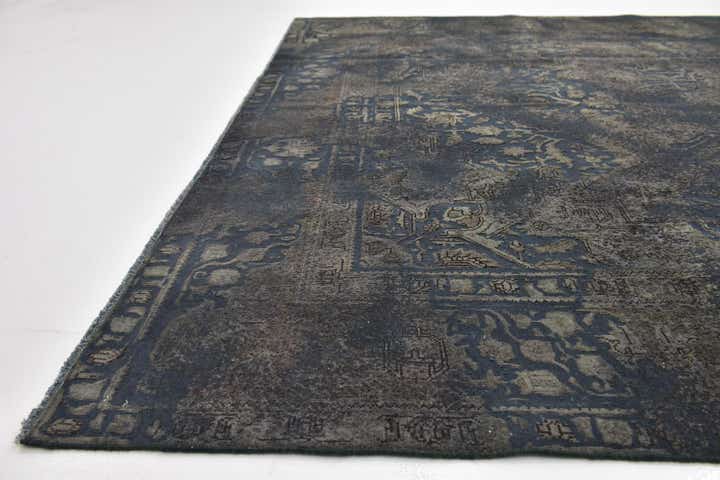 8' x 11' 3 Hand Knotted Ultra Vintage Persian Wool Rug