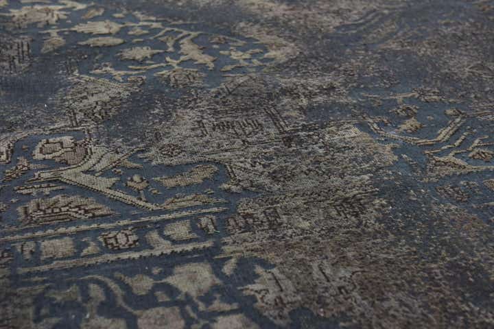 8' x 11' 3 Hand Knotted Ultra Vintage Persian Wool Rug