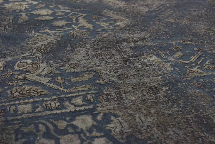 Detail image of 8' x 11' 3 Hand Knotted Ultra Vintage Persian Wool Rug