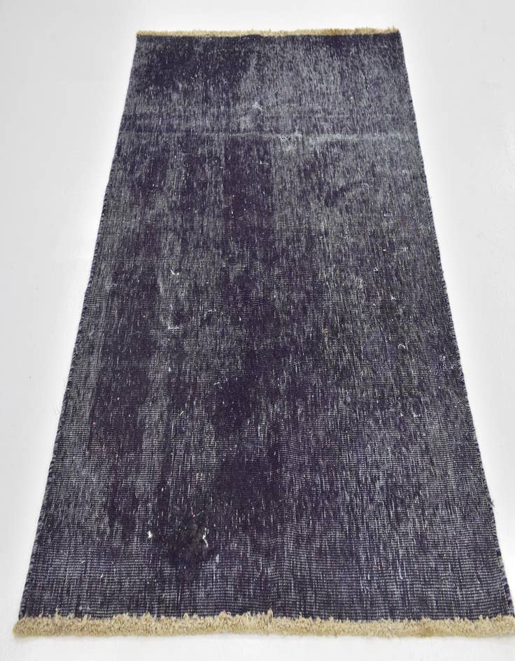 Detail image of 3' 9 x 5'  Hand Knotted Ultra Vintage Persian Wool Rug