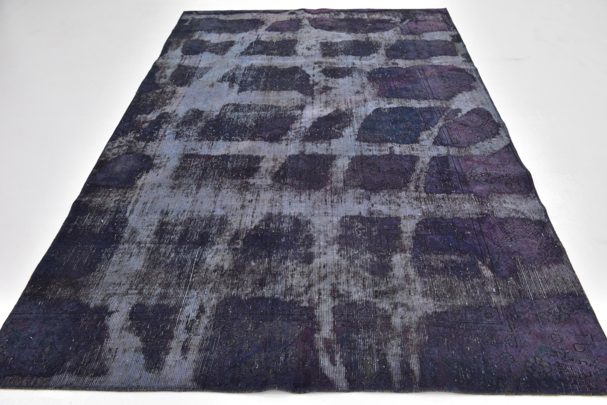 5' 10 x 9' 3 Hand Knotted Ultra Vintage Persian Wool Rug