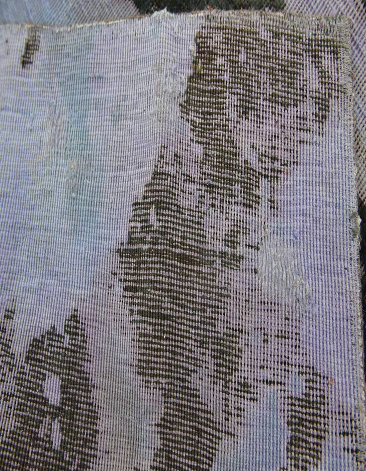 Detail image of 3' 4 x 5'  Hand Knotted Ultra Vintage Persian Wool Rug