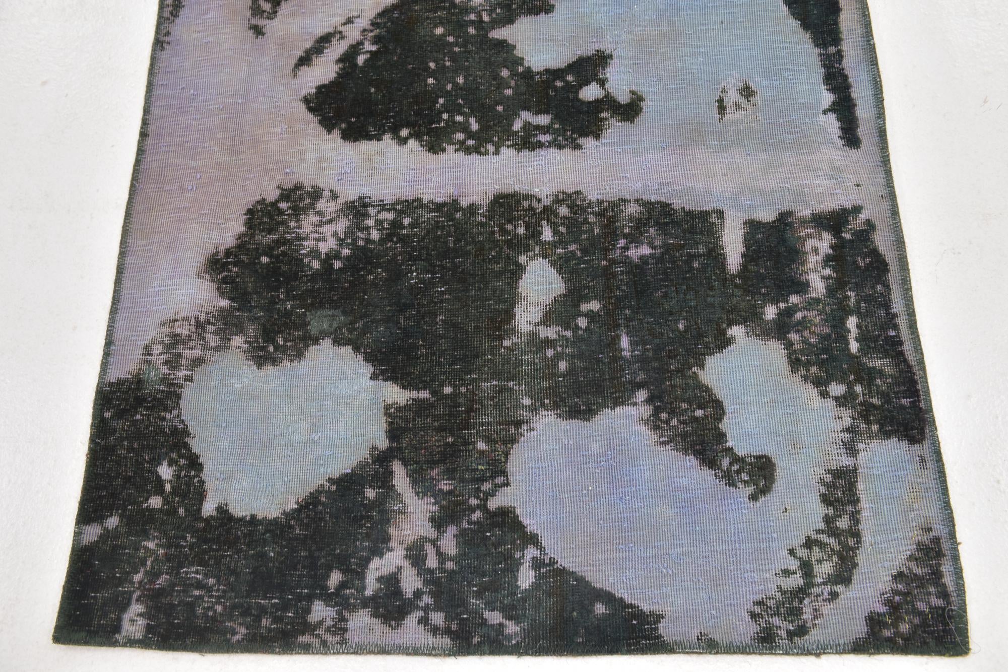 3' 4 x 5' Hand Knotted Ultra Vintage Persian Wool Rug