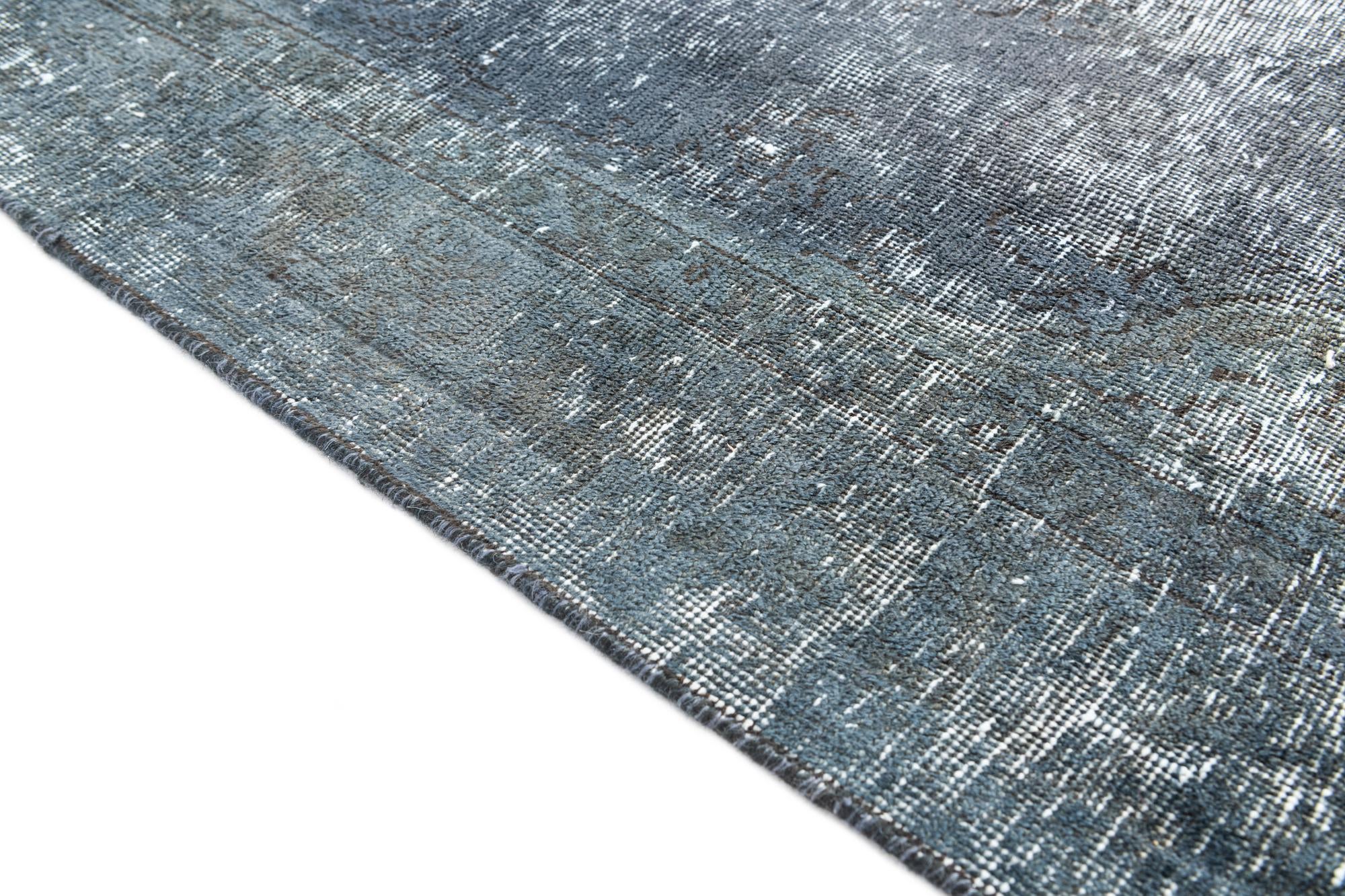 6' x 9' 7 Hand Knotted Ultra Vintage Persian Wool Rug